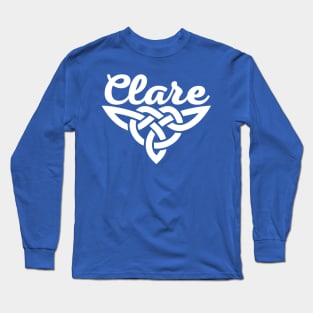 Clare, Celtic Irish Long Sleeve T-Shirt